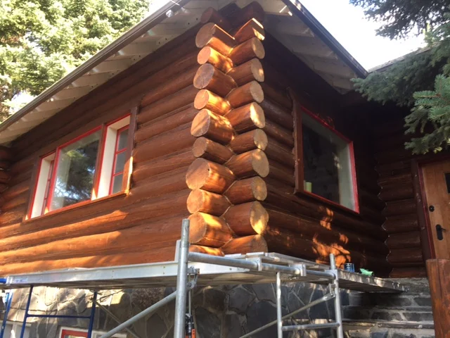 Banff job finished with Sansin Classic stain (espesso tint).JPG