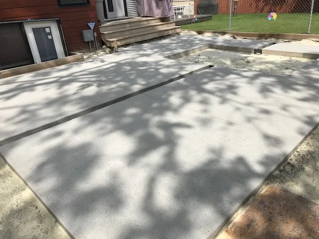 Removing broom finish from concrete