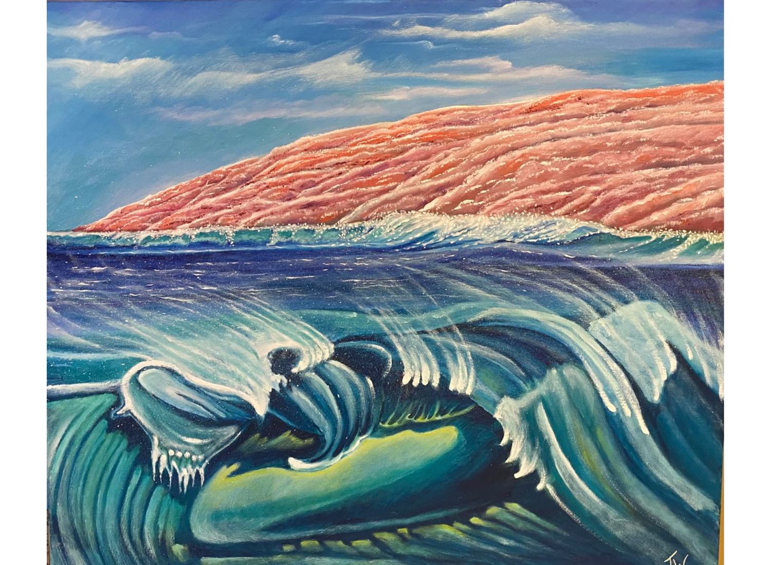 'Yallingup Wave' by Trish Waters