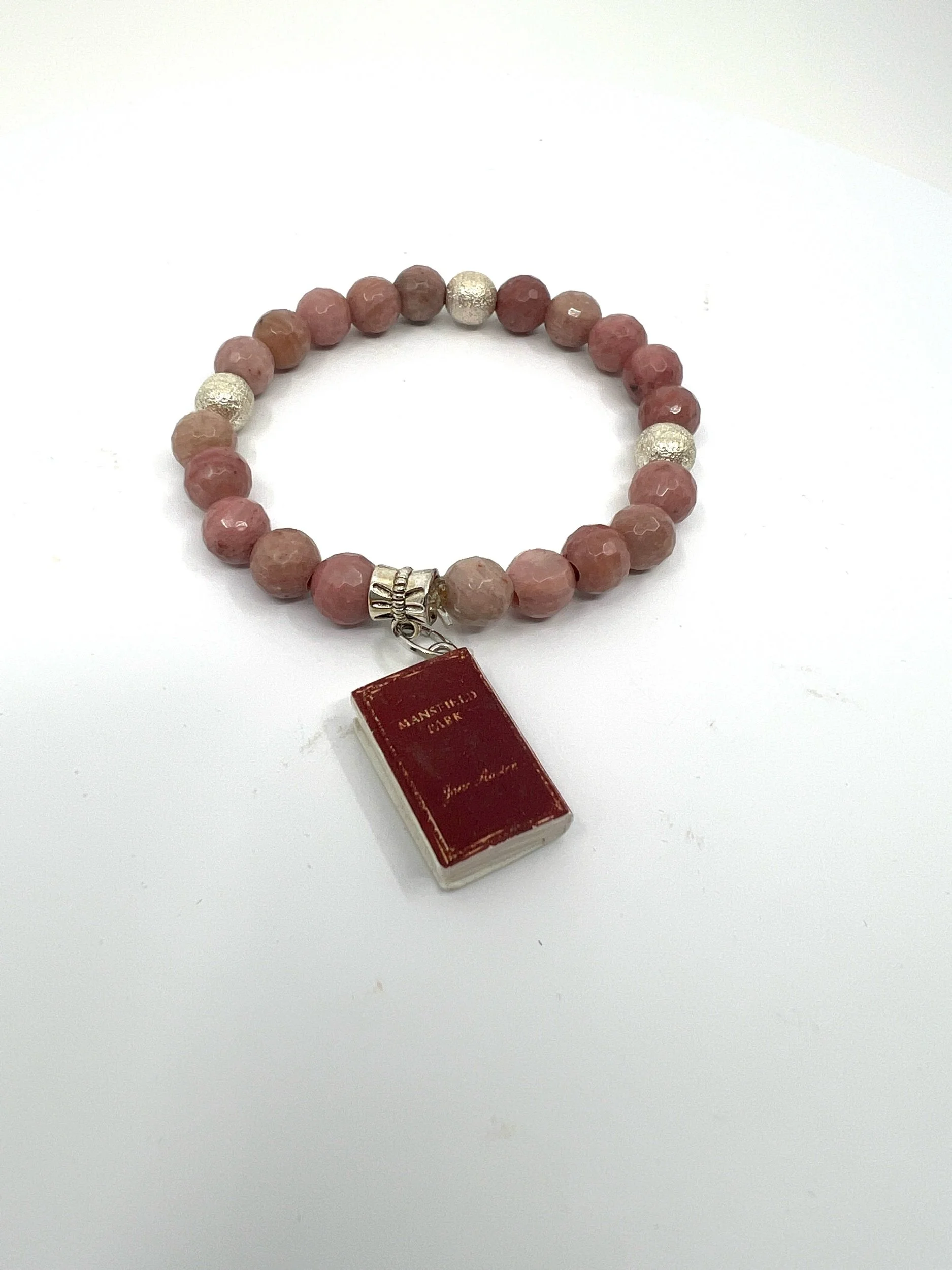 Mansfield Park: First Edition Book Bracelet in Rhododite