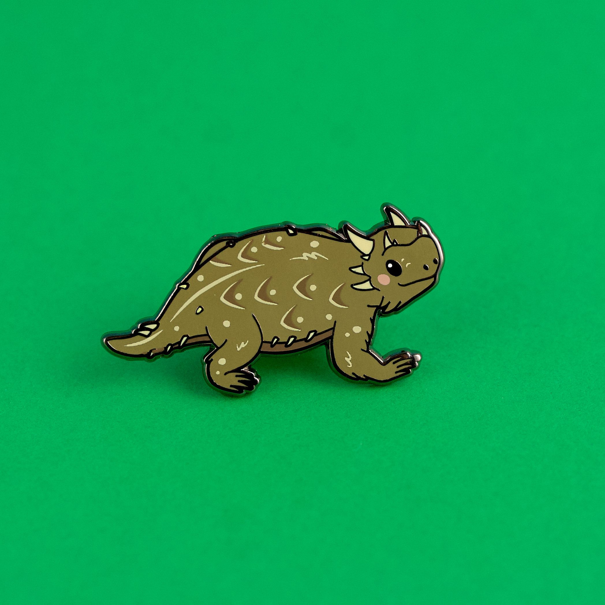 Horned Toad Enamel Pin — LuxCups Creative
