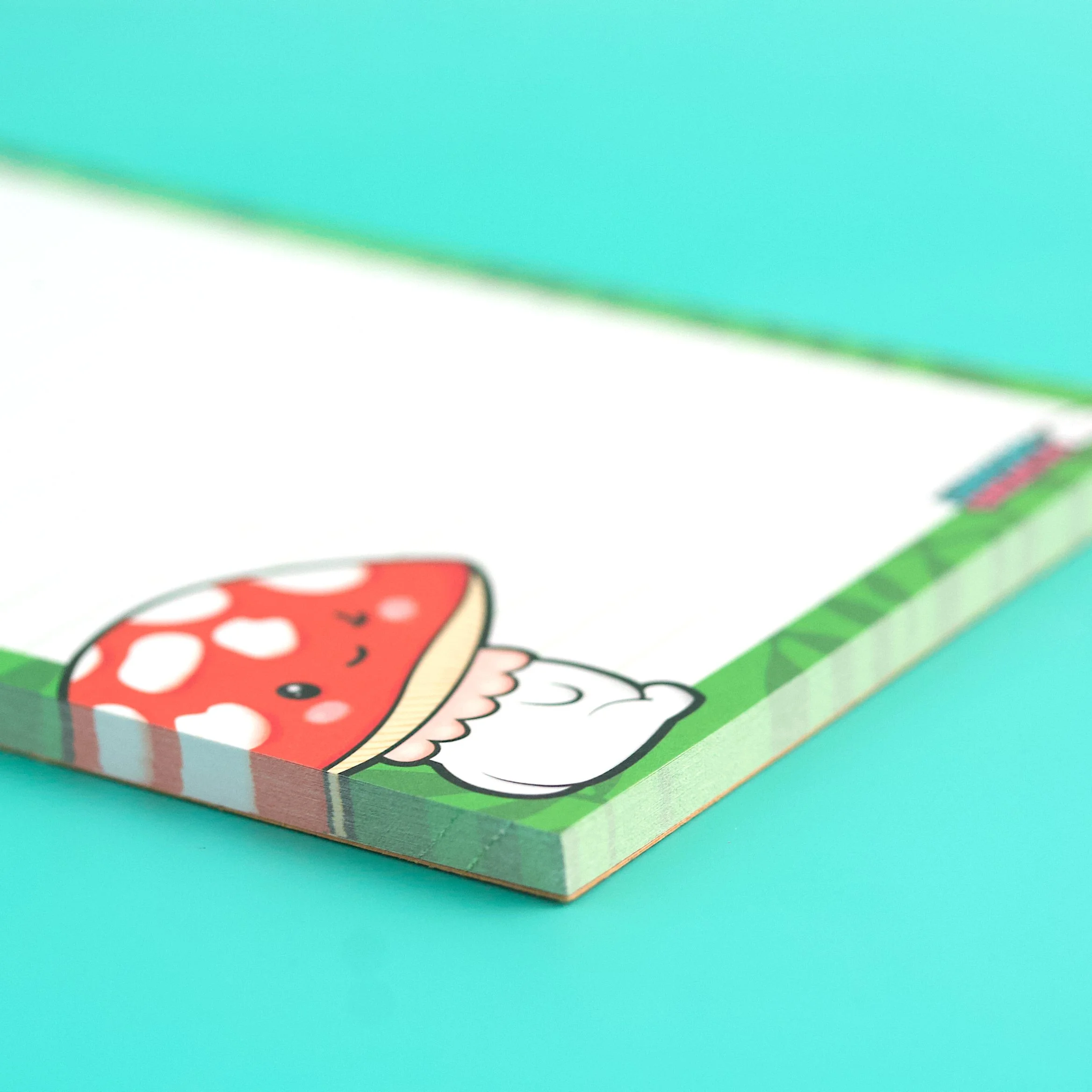 Red Mushroom Notepad — LuxCups Creative