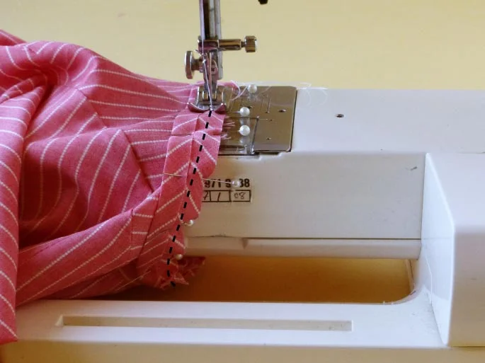 How to finish an armhole with bias binding — In the Folds