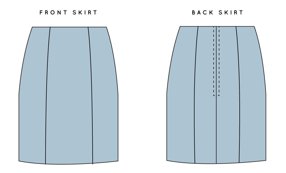 Side-slit Mini Skirt PDF Sewing Pattern Sizes 4-16 EU | lupon.gov.ph