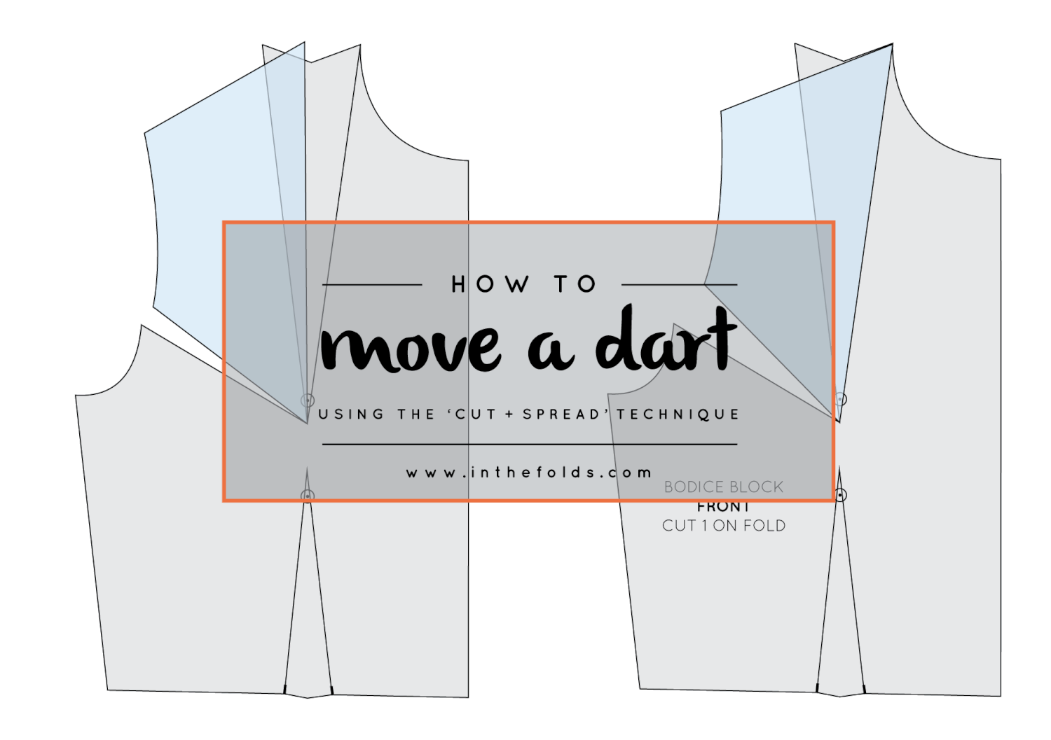 How to : Move a dart (using the 'Cut + Spread' technique)