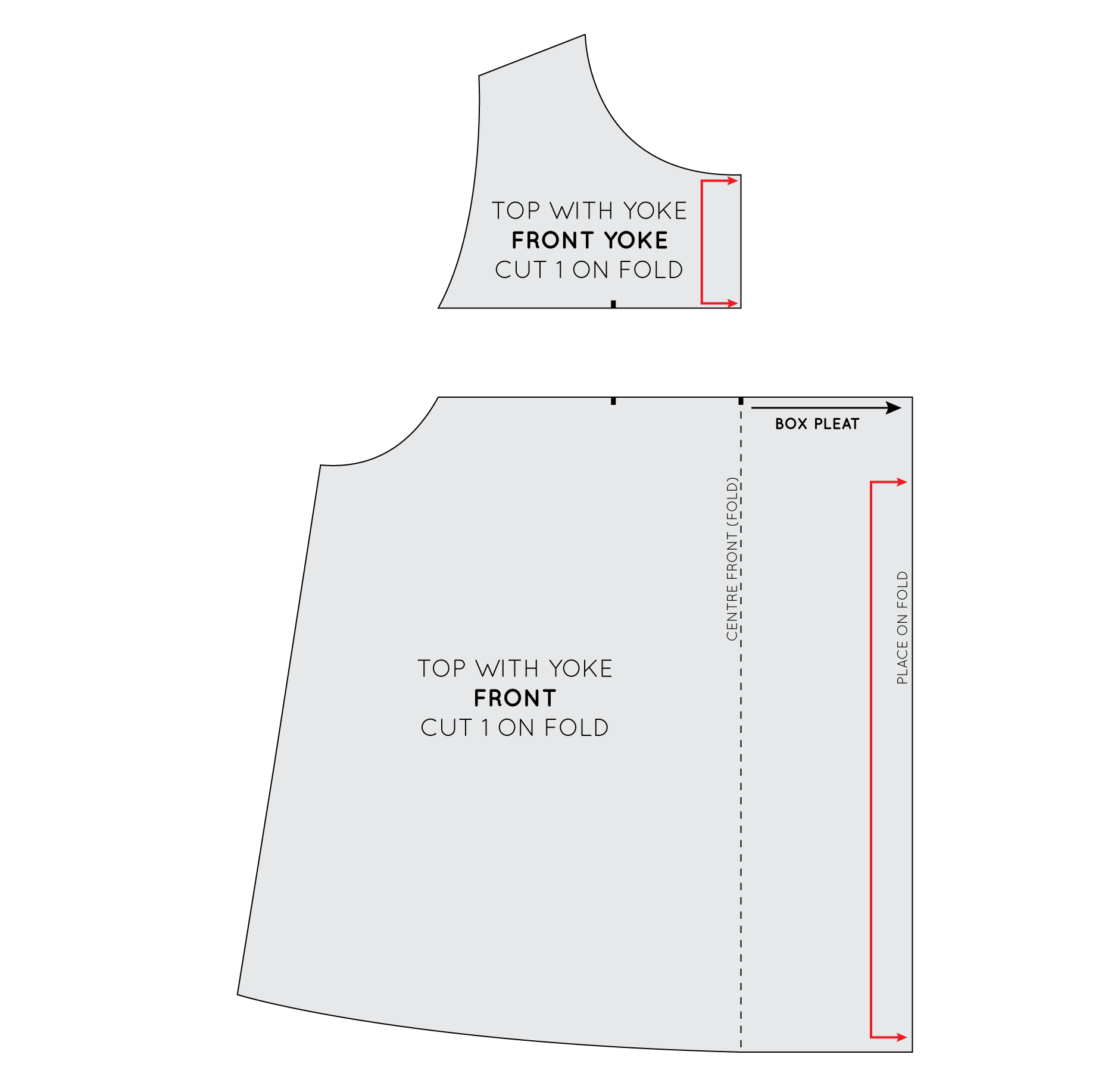How to : Draft a top with yoke — In the Folds