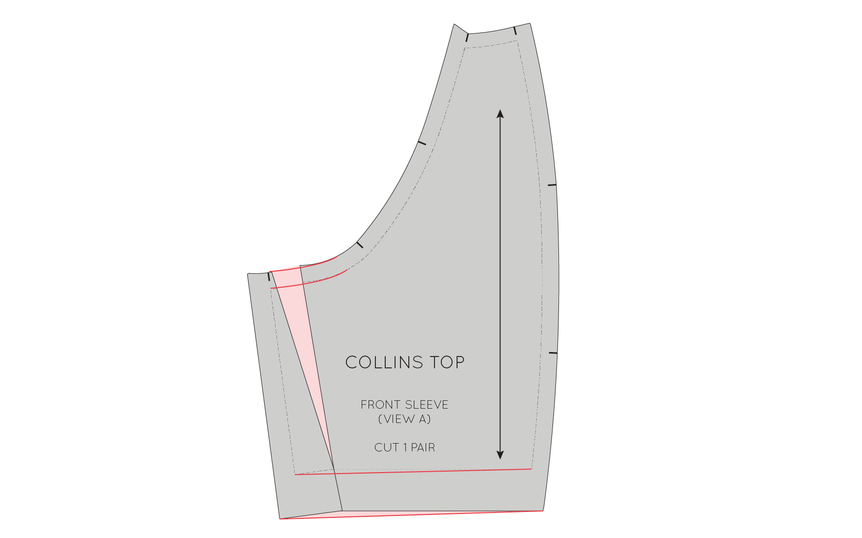 The Collins Top Sew-along : Full bust adjustment - removing the bust dart —  In the Folds