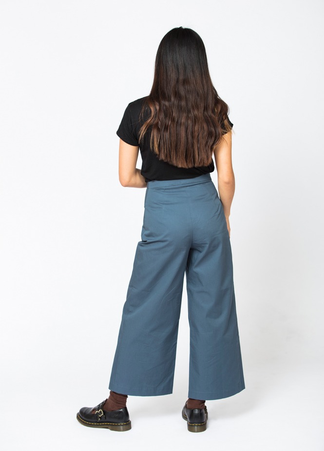 Almost Long Trousers Paper Pattern by The Assembly Line | FINCH