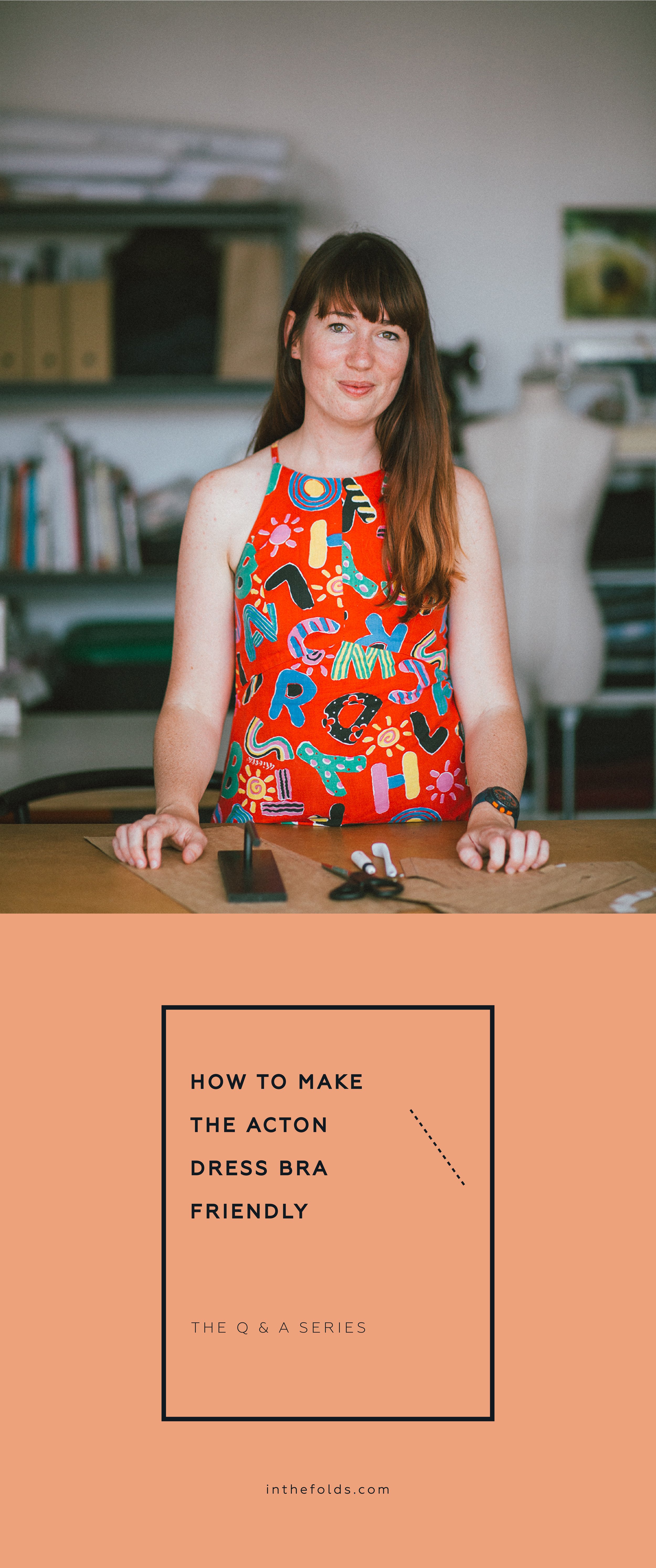 ISSUE 76 - How to make the Acton dress bra friendly — In the Folds