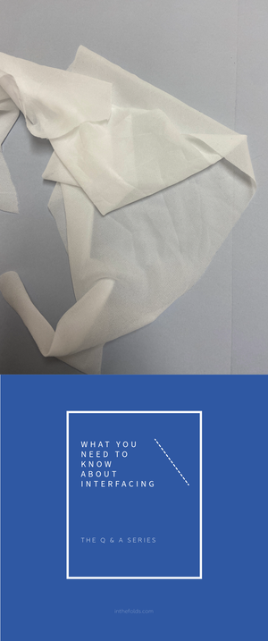 What you need to know about interfacing — In the Folds
