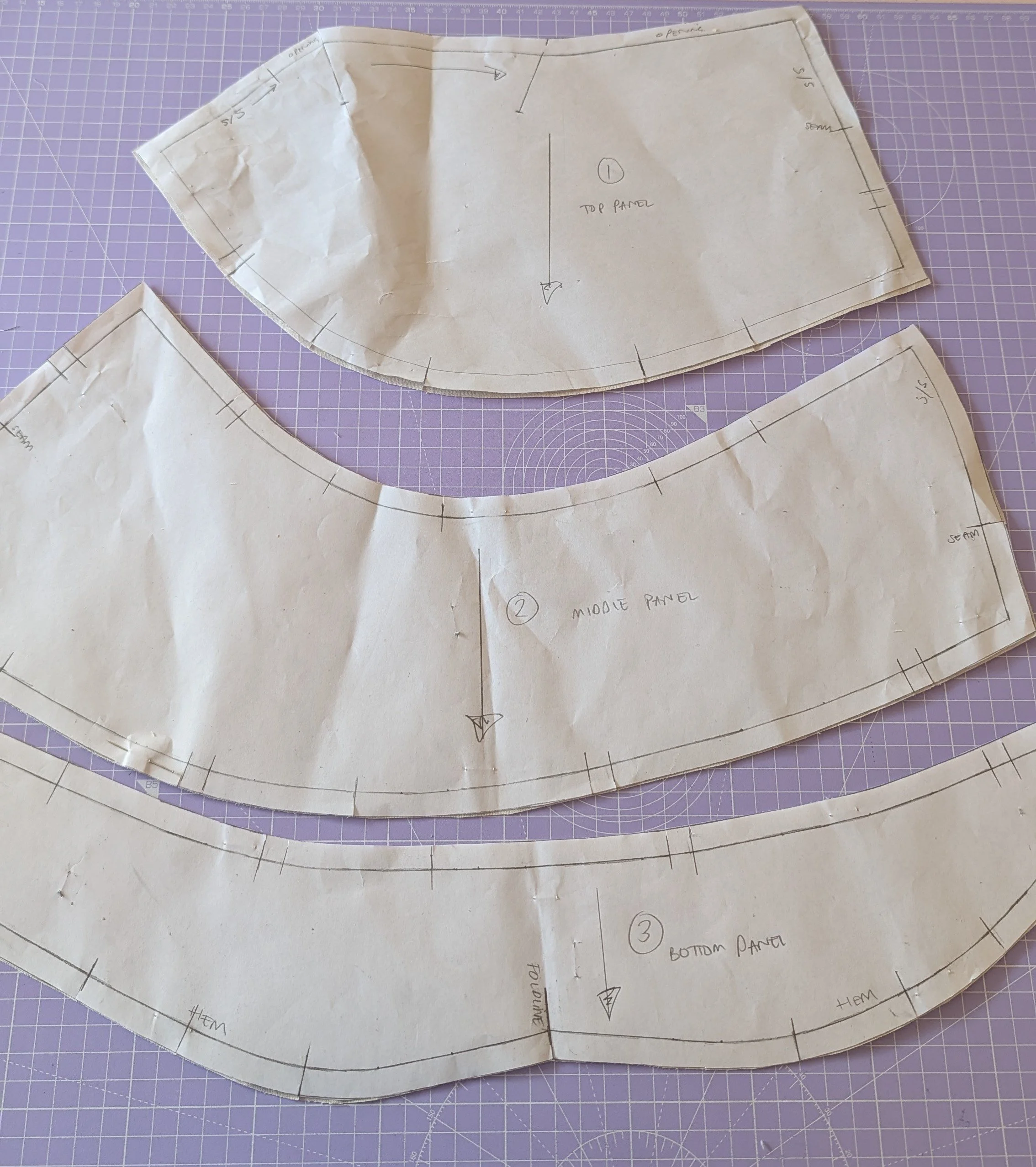 Creating a bag inspired by the Darlow pants pattern — In the Folds