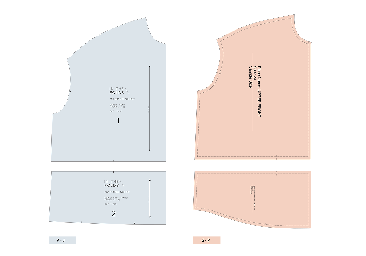 Fashion Design - Pattern Making, Part 2 - Yokes, Stripes, Grainlines,  Gathers, Princess Seams, etc., Nino Via