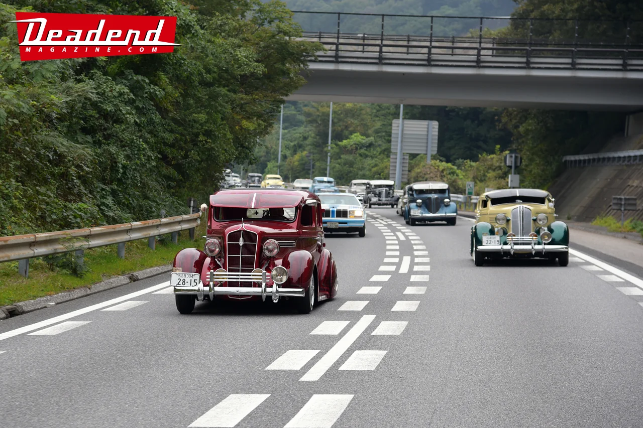 Toshi Shimizu (Deadend Magazine Japan) caught some of the Pharaohs Japan rolling to their event.