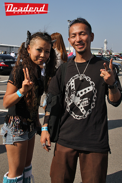 This guy had on our (now discontinued) Chain Steering Wheel t-shirt on.