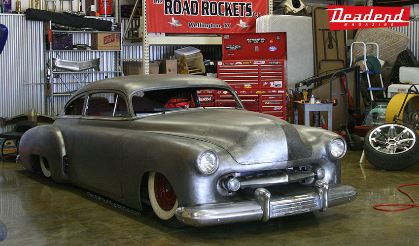 One of our first stops was to see the infamous Bass Custom built Chevy at Flat Top Bob's cousin's place at the time.