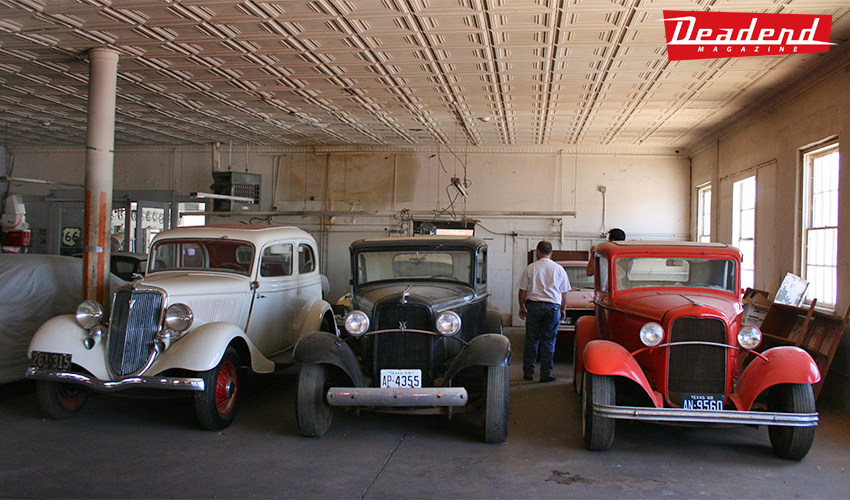 Delbert had the old dealership filled with some neat collection of car to say the least.
