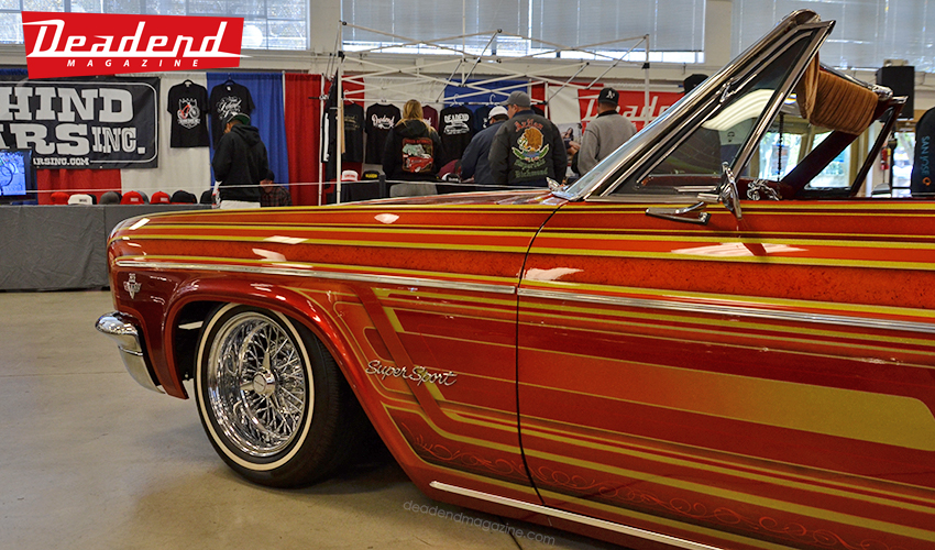 Jose Acosta brought out his freshly painted '66 Impala.