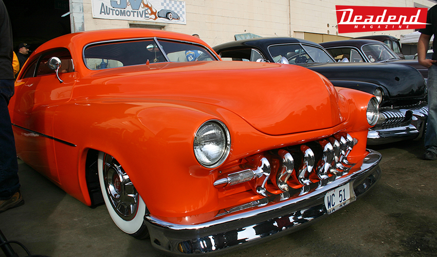 Walt's Merc sitting front & center.