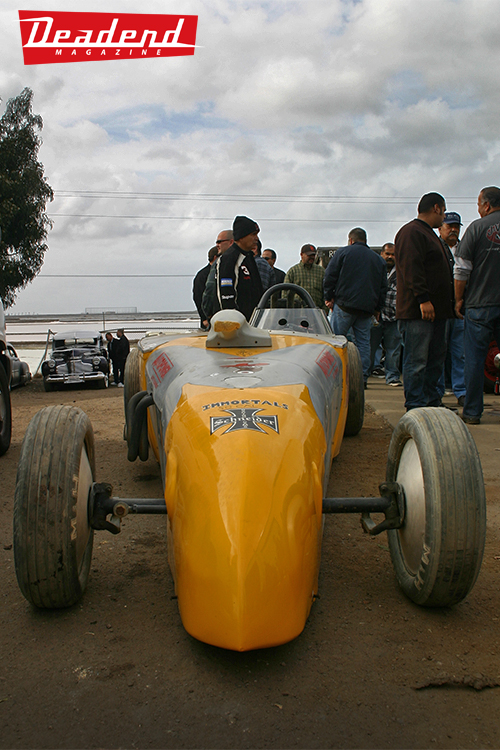A few of the local Bean Bandits showed up with some hot rods & this race car.