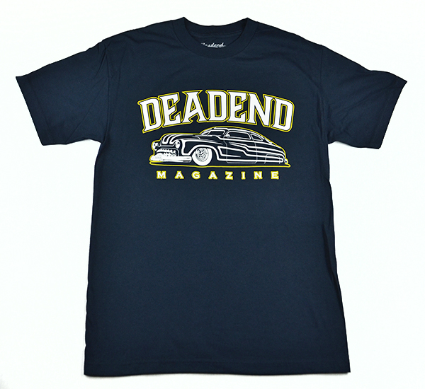 Another new design printed on navy blue shirt.