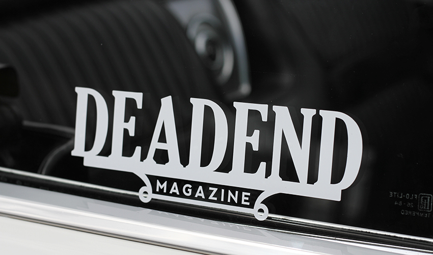 Our Deadend plaque decal (both these designs and our old english logo will be up for sale soon)