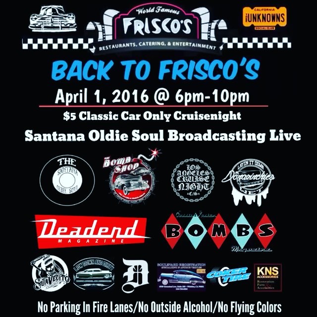 Back to Frisco's - 18065 Gale Ave. City of Industry, CA
