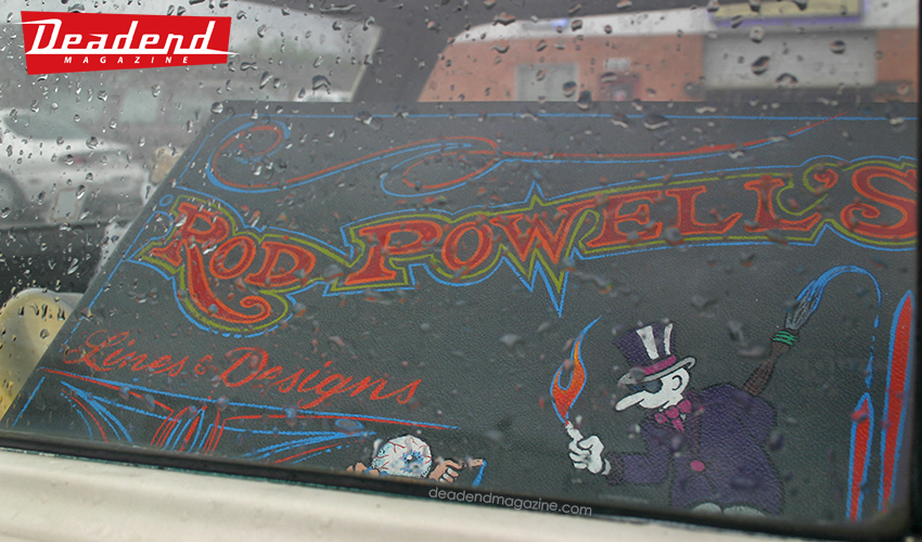 A look inside Rod Powell's wagon.
