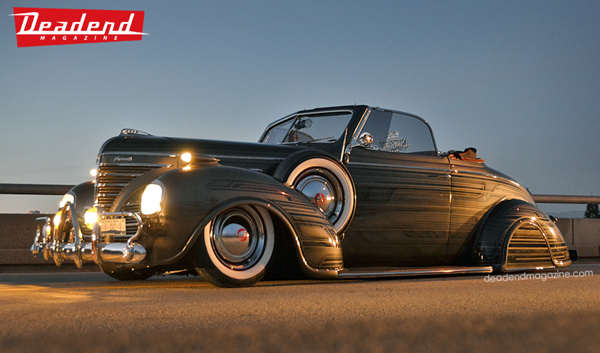 We captured many shots of Tyler's convertible. You're going to have to wait for an upcoming issue to see more.