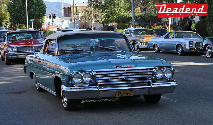 A few cool Impalas looking for parking.