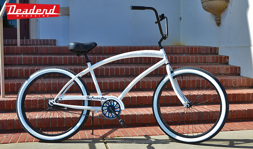 The beach cruiser we raffled off donated by The Cruiser Shop (Campbell, CA)