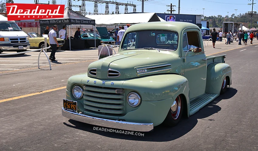 This Ford pick-up cruised low.