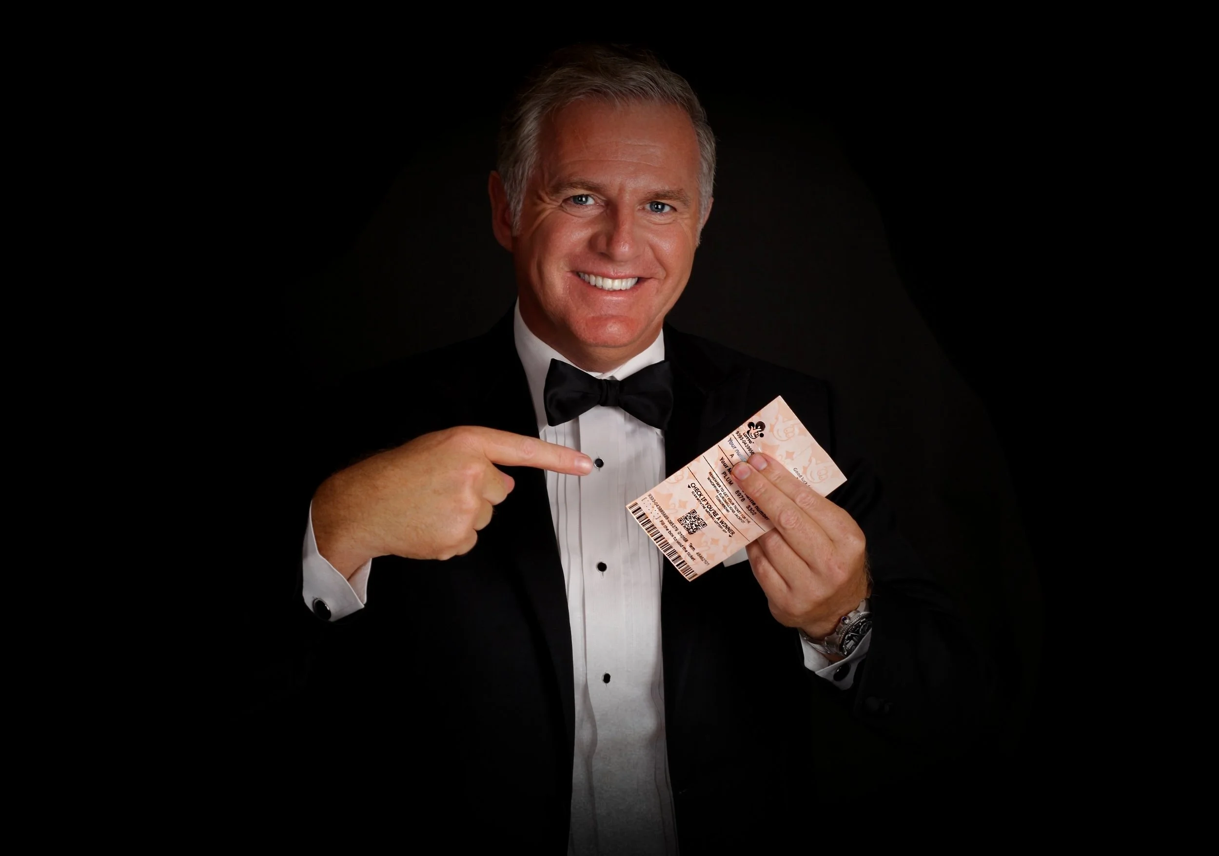 Thomas looking very pleased as he accurately demonstrated an incredible feat of mentalism……