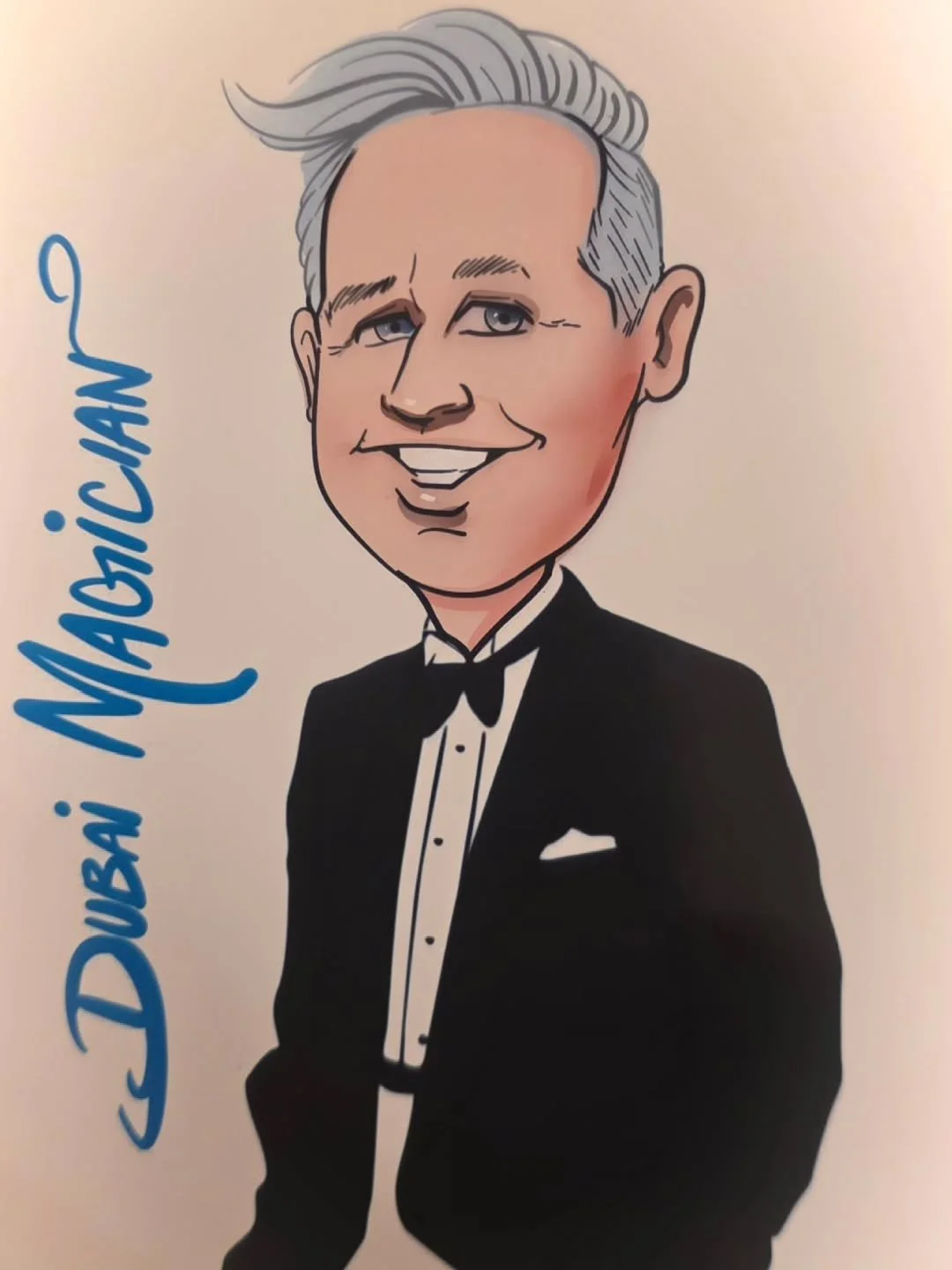 @caricature.uae 

Need something special for your event, this guy is incredible, professional &amp; a gentleman