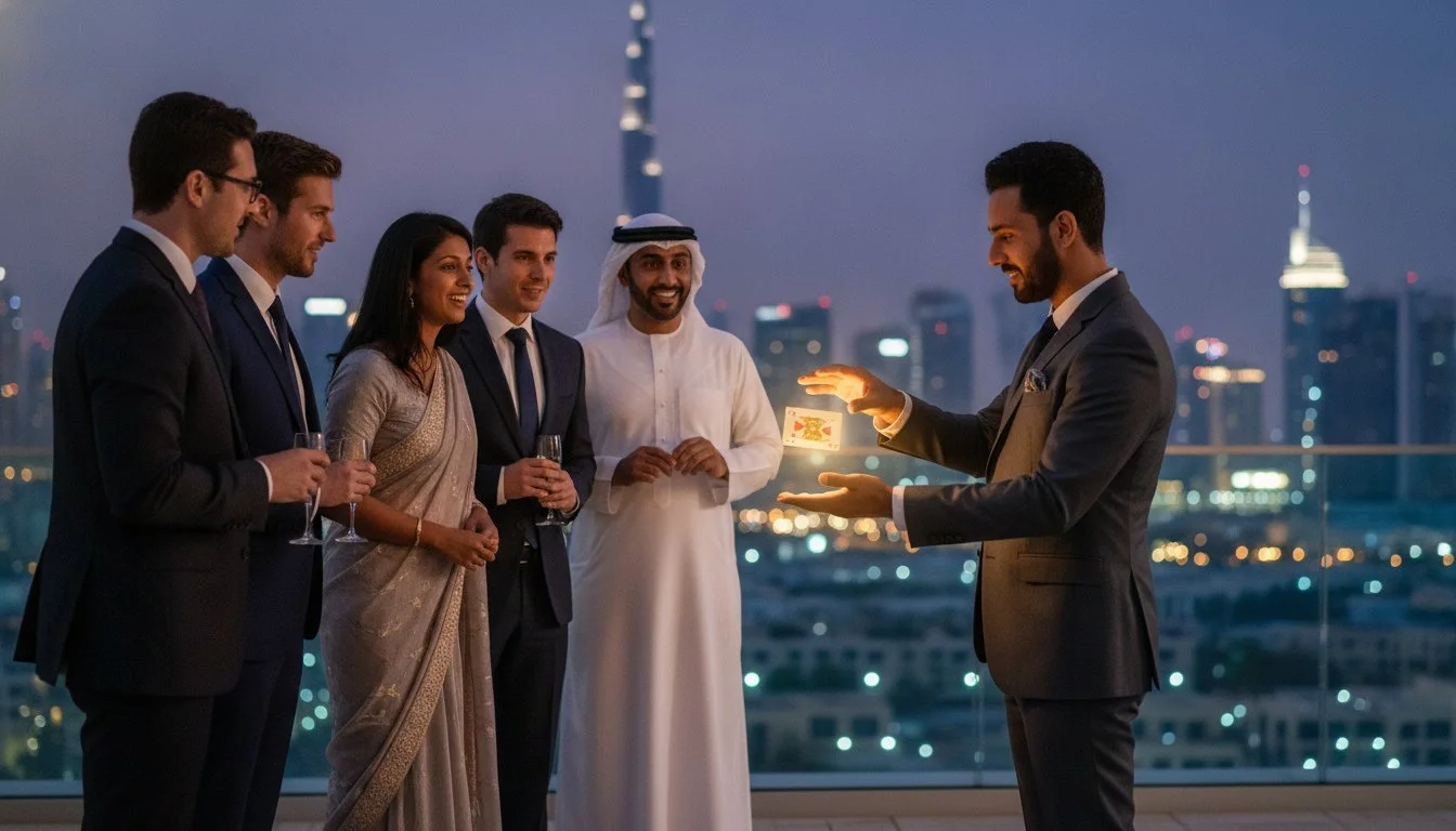 Conversation Starter Entertainment in Dubai: Breaking the Ice at Luxury Events