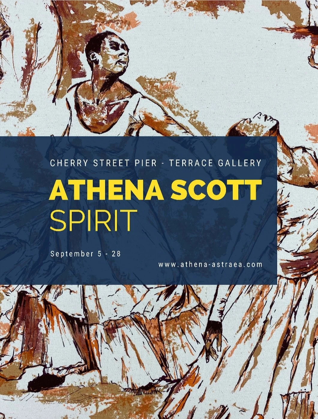 Heyyooooo Happy First Friday Y&rsquo;all. It&rsquo;s a beautiful day to come hang out with me upstairs in the Terrace Gallery @cherrystreetpier from 5-7p tonight, where I&rsquo;ll be exhibiting some work that will include yardage I created during my 