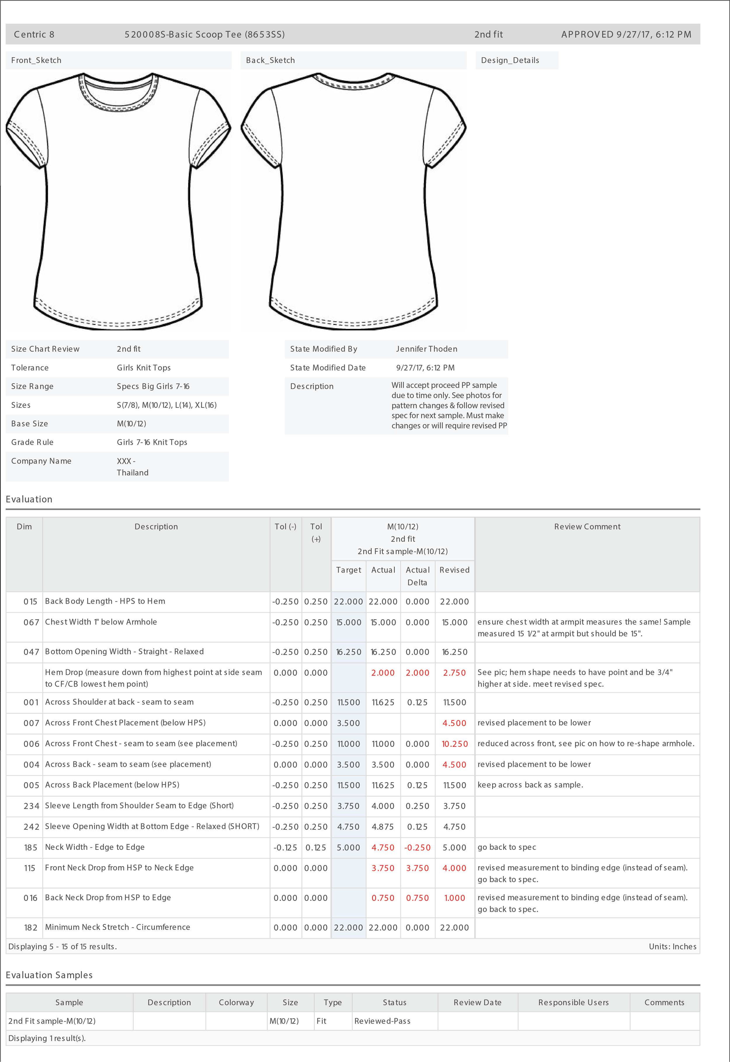 PLM - Sample Comments