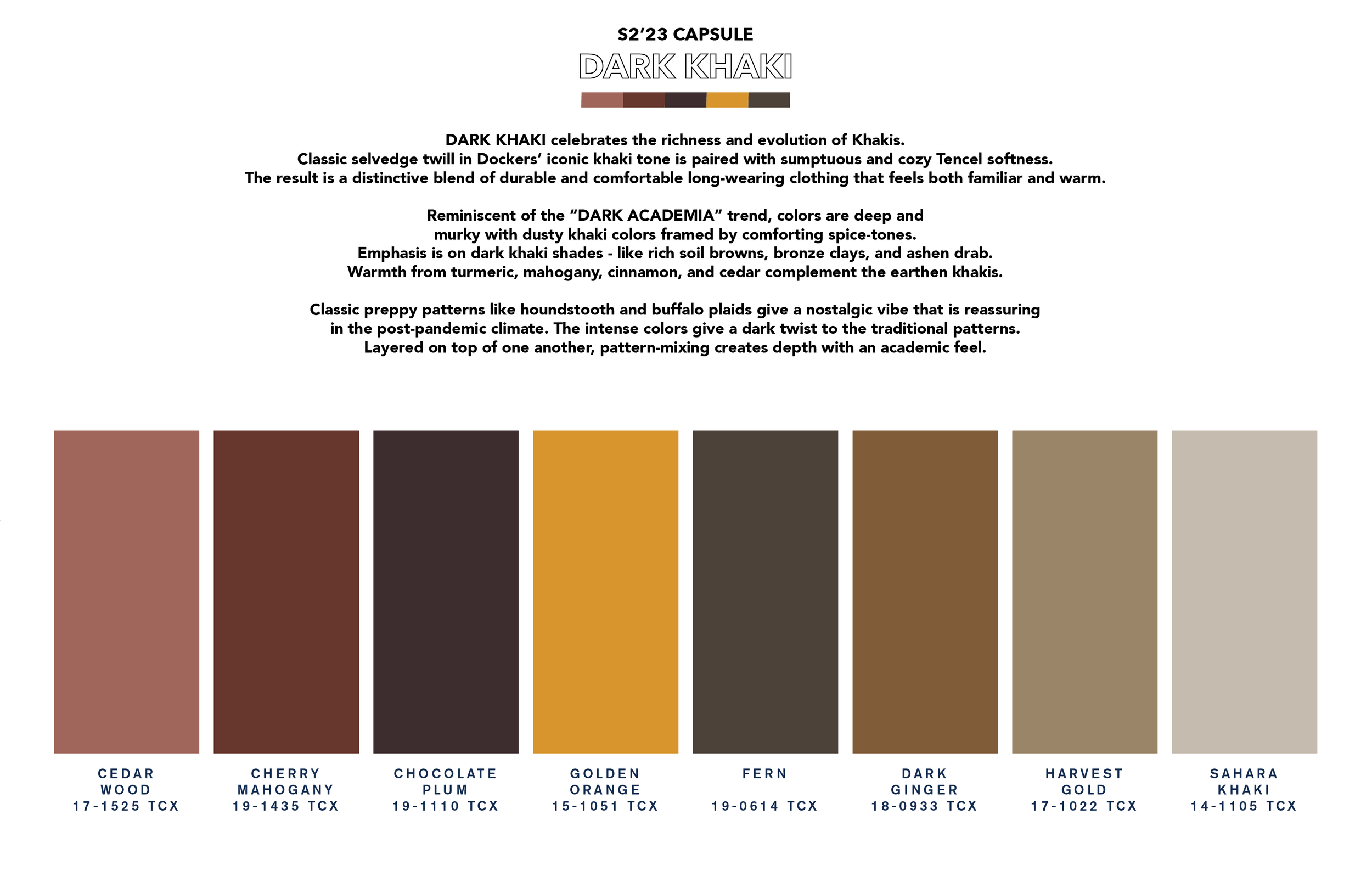COLOR PALETTE, CAPSULE DIRECTION