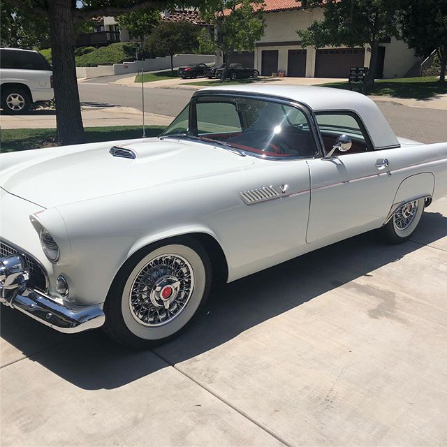 55 T Bird for sale excellent condition all restored original rebuilt engine automatic transmission 2 tops hard and soft to much to list give me a call with any questions. Great weekend driver. 36,500 obo