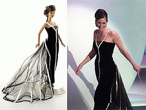The iconic custom vintage Valentino gown, worn by Julia Roberts in 2001, at the Academy Awards. Roberts not only won the Best Actress award for her role in Erin Brokovich but also topped many best-dressed lists.