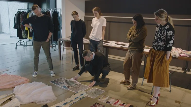 A still from the documentary "Dries".