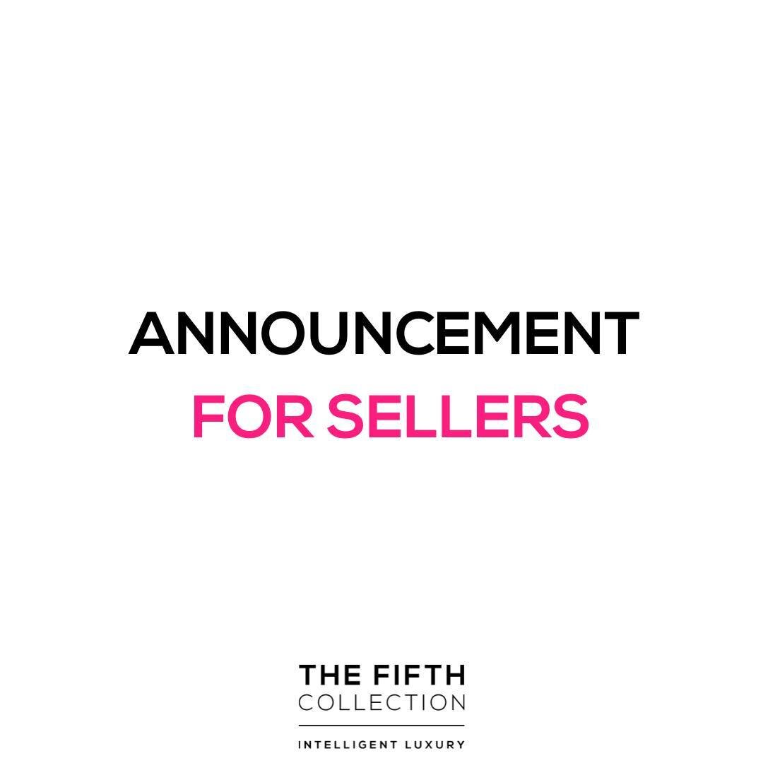 📢 ANNOUNCEMENT FOR OUR SELLERS: 

Kindly keep an eye on your emails and that includes your spam folders.
The entire team is available via the chat directly on the site or by emailing us at wecare@thefifthcollection.com . 

We're here to help every s