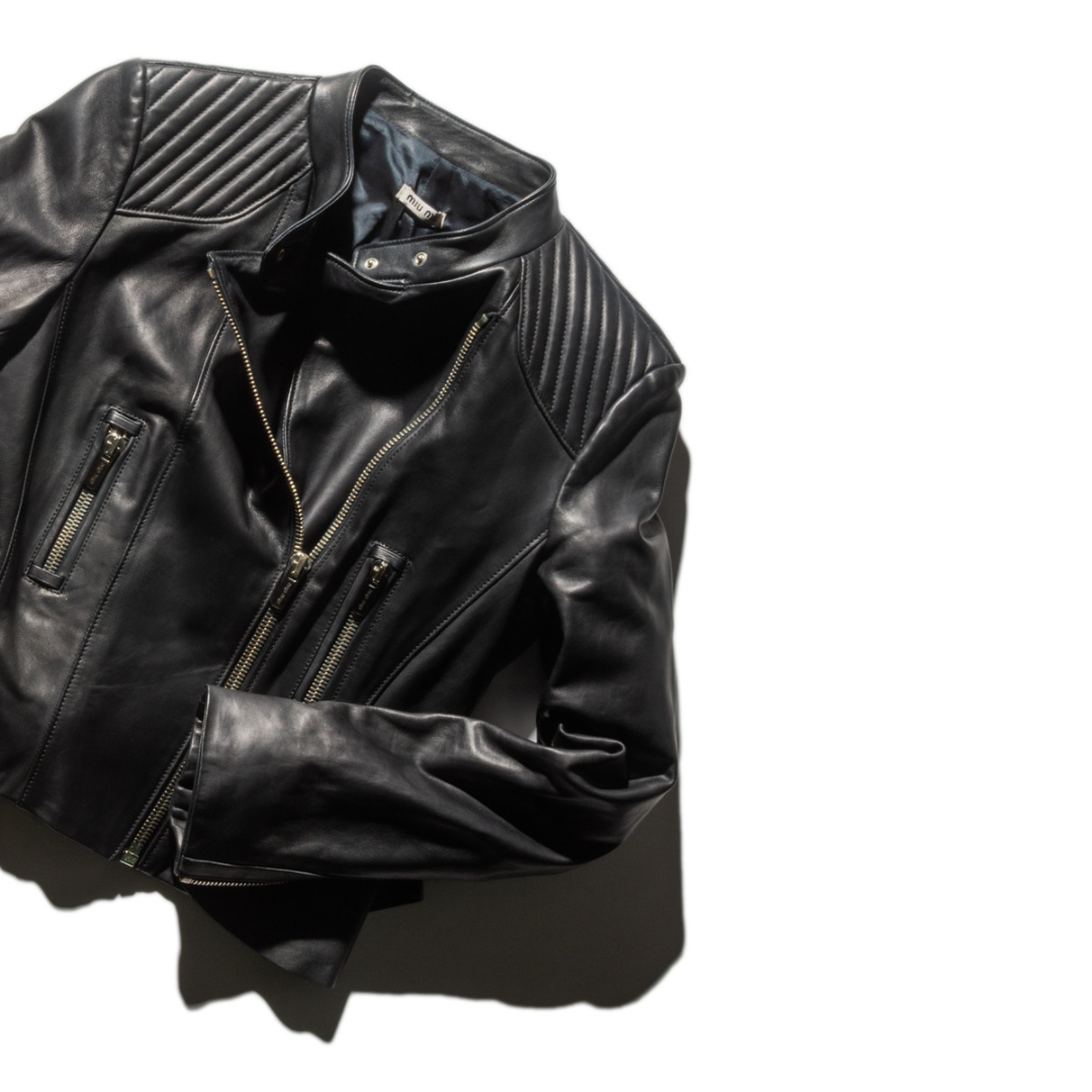Louis Vuitton Pre-owned Women's Leather Biker Jacket - White - S