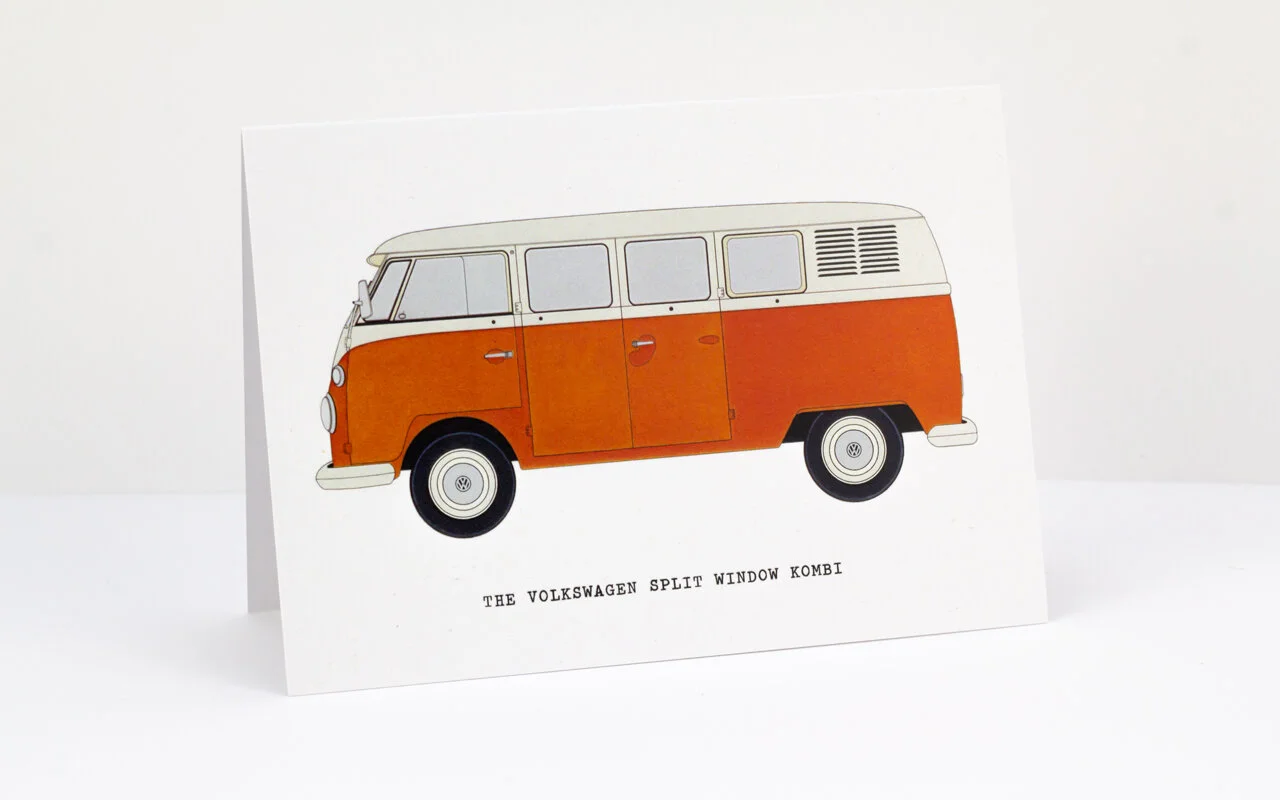 The Volkswagen Split Window Kombi - Orange