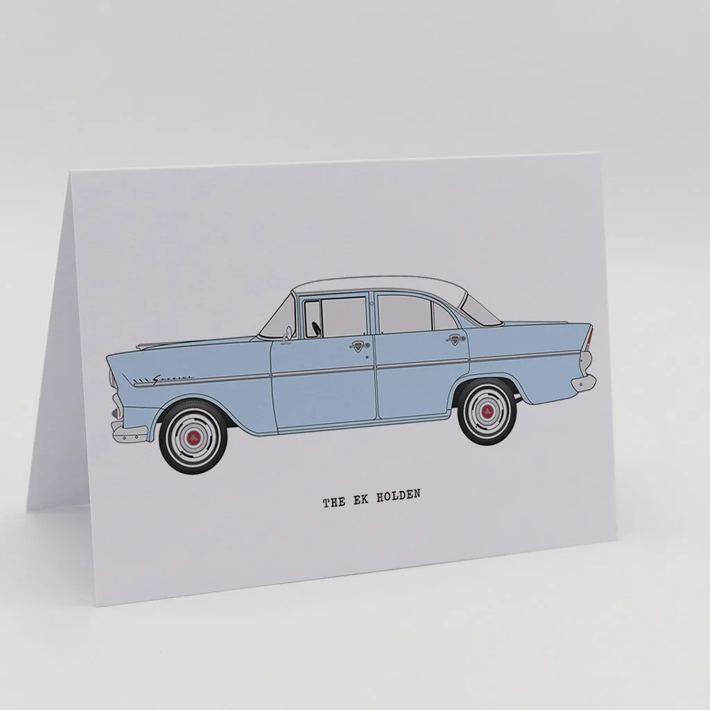 The Holden EK Sedan - Blue