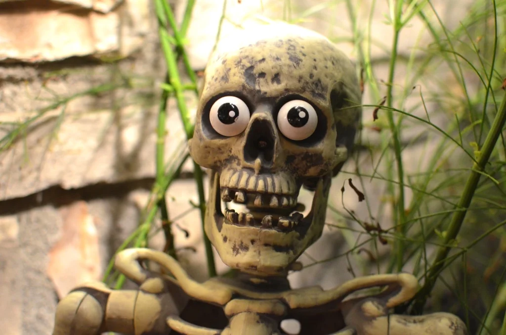 If no one is trick-or-treating, do you still pull out the skeleton?