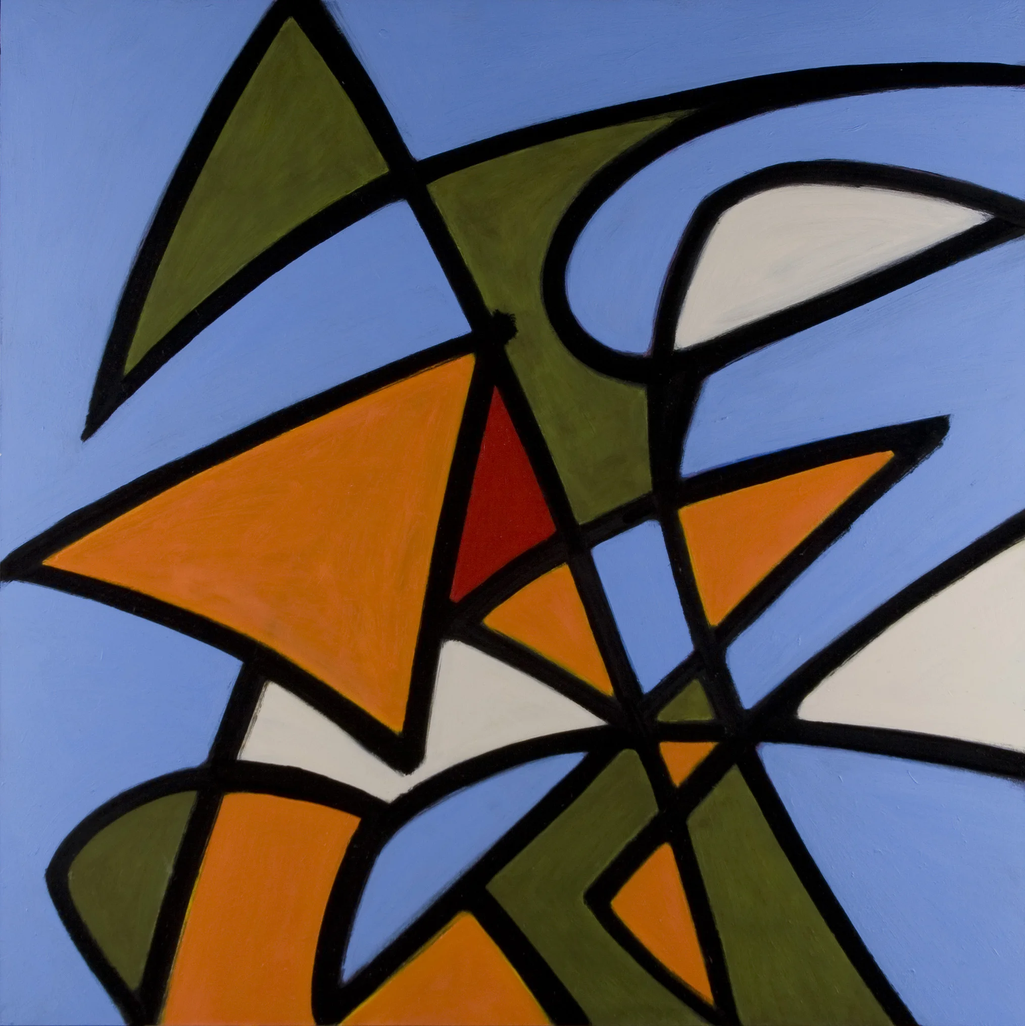 agent orange infiltrates the system oil on board 30"x30" 2007