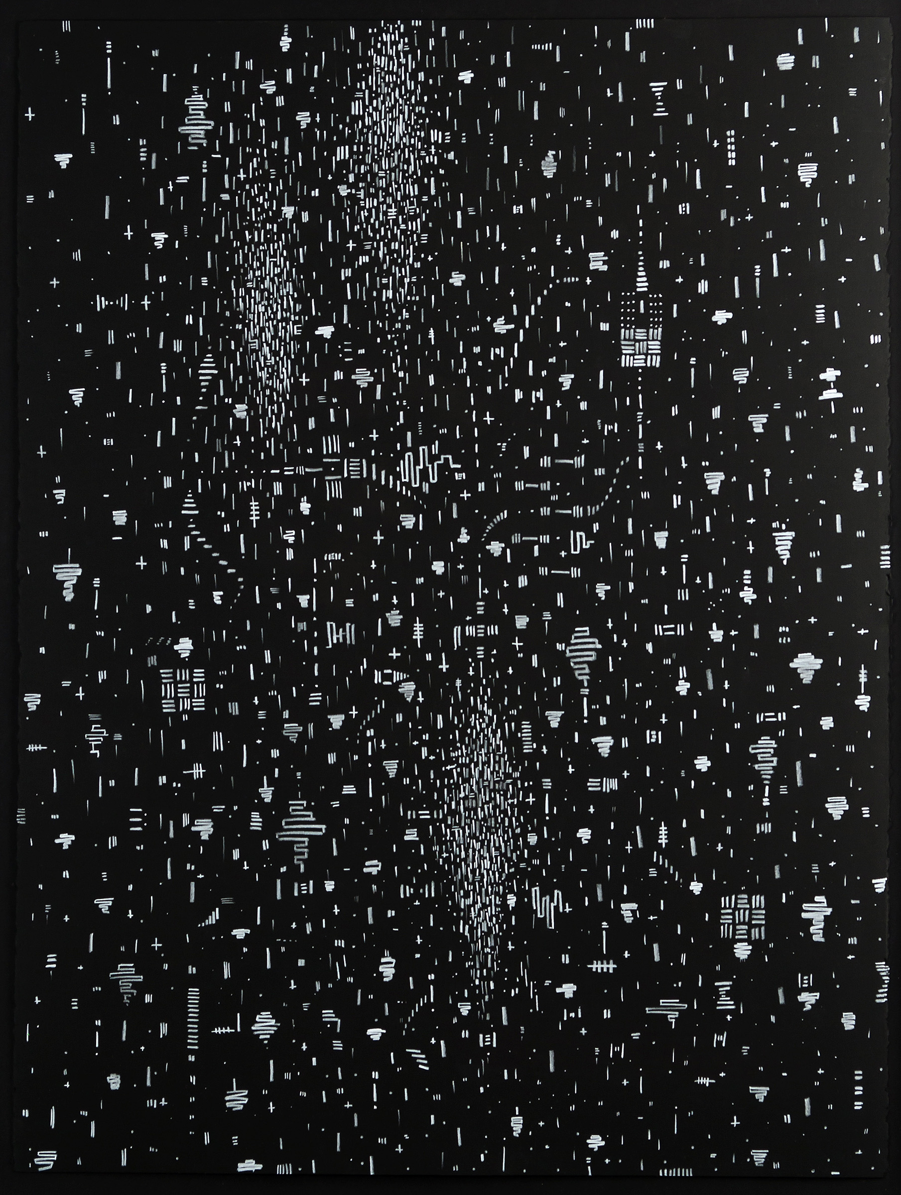 agglomeration process design pencil on paper 30"x22" 2013