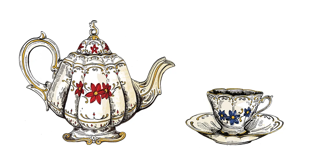 Tea Pot and Tea Cup
