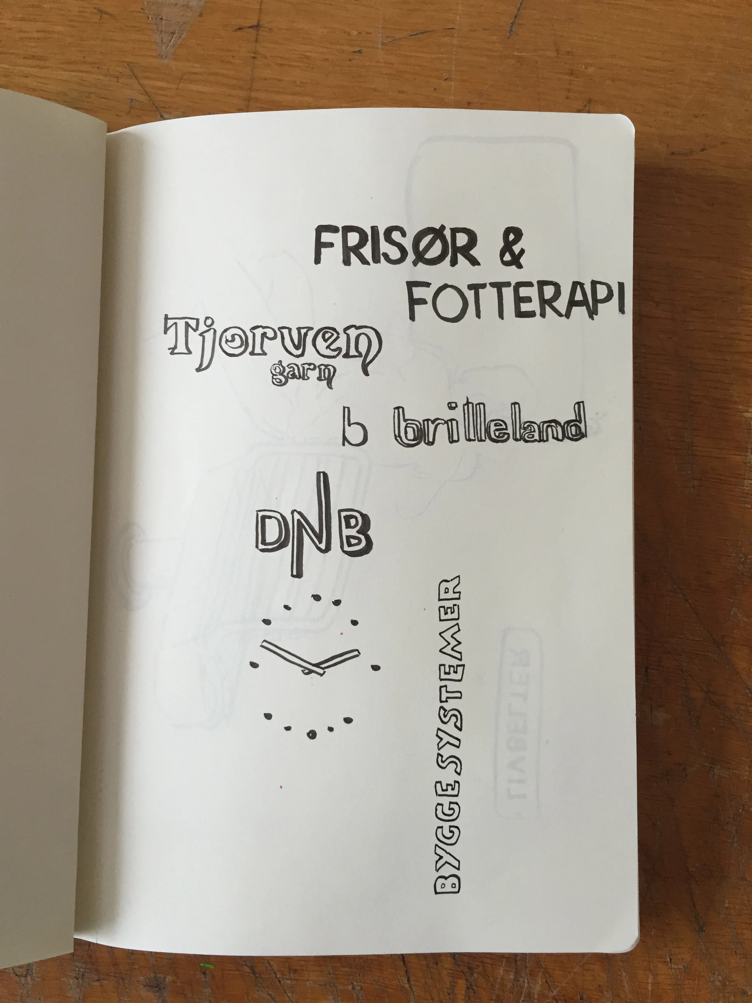 Lettering of Street Signs