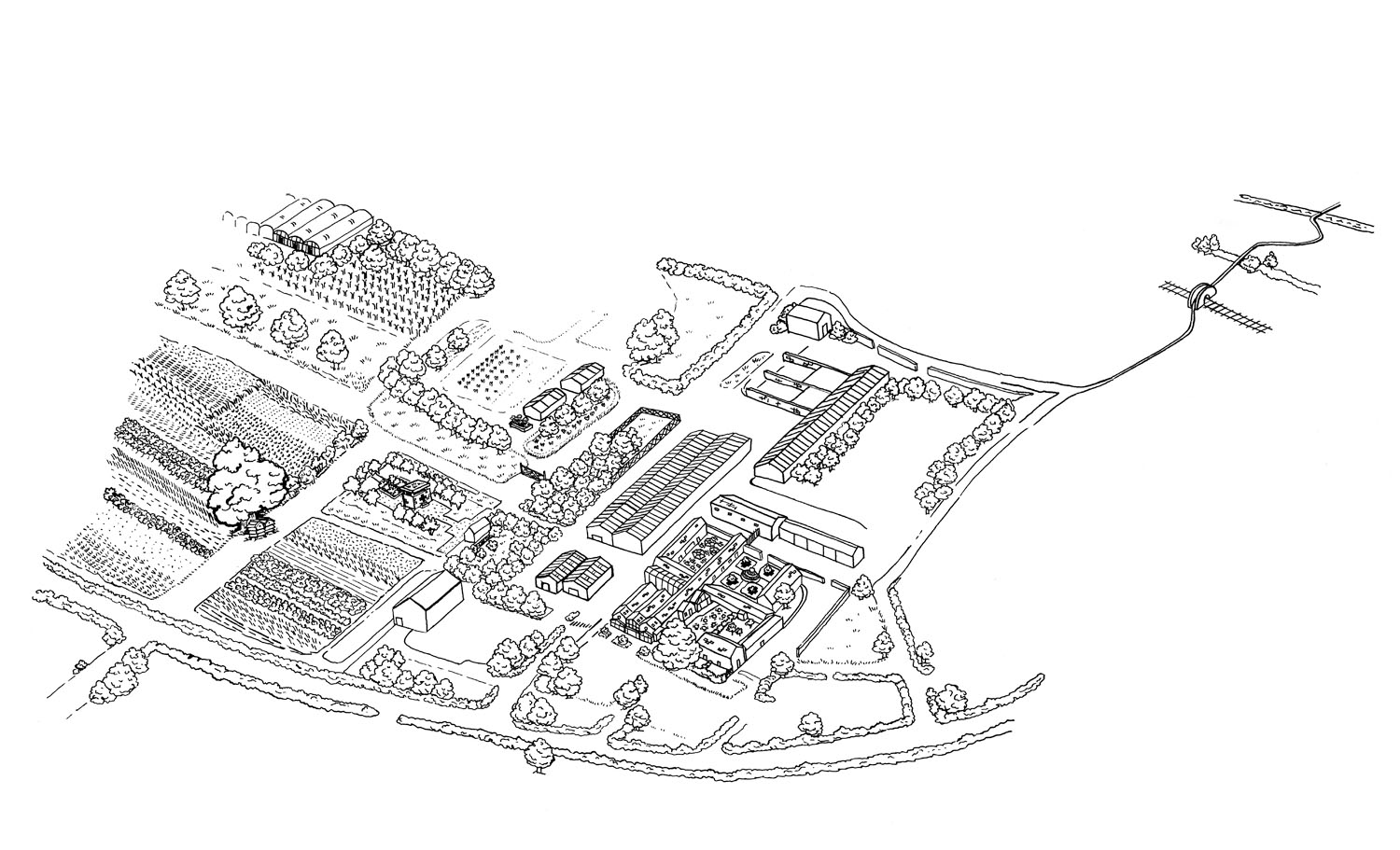 Map of Daylesford Farm